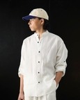 Press Collar Shirt - White Linen
