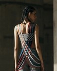 Multicolor Interwoven Glass And Lurex Topo