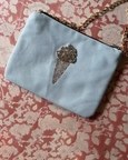 Ice Cream Pochette ( Minty Blue)