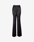 Bootcut Textured Satin Trousers