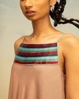 Layered Glass Yoke Dress
