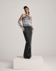 The Cascade Fringe Halter Pencil Dress