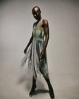 Suspended Sequins & Chiffon Dress