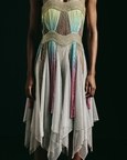 Suspended Sequins & Chiffon Dress