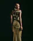 Gold Sequins Rain Gown