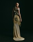 Gold Sequins Rain Gown