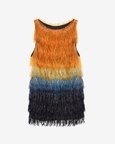 Gradient Glass Fringe Top