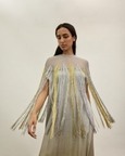Gold & Silver Metallic Kaftan