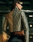 Handwoven Asymmetric Biker Jacket