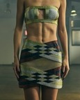 Interwoven Column Mini Skirt