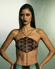 Diamond Interwoven Mosaic Bustier