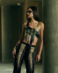 Sculpted Interwoven Bustier