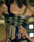 Sculpted Interwoven Bustier