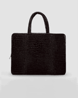 Verona Signature Business Bag – Glossy Croc Finish with Laptop Compartment