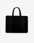 Verona Signature Business Bag – Glossy Croc Finish with Laptop Compartment