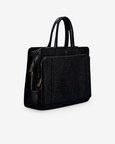 Verona Signature Business Bag – Glossy Croc Finish with Laptop Compartment