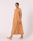Amaran Striped Midi Dress