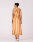 Amaran Striped Midi Dress