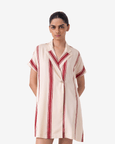 Amy Striped Blazer Dress
