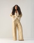 Ivory Organza Blazer Set
