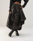 Black Onyx Bias Skirt Set