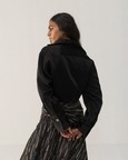 Black Onyx Bias Skirt Set
