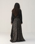 Black Onyx Bias Skirt Set