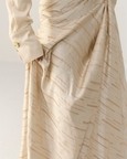 Cream Bias Skirt Set