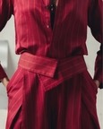 Jester Red Pinstripe Shirt and Pants
