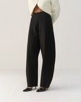 Black Ponte Barrel Pants