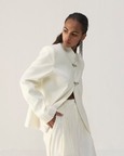 Whisper White Mandarin Jacket