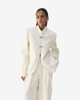 Whisper White Mandarin Jacket