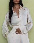 Deep Neck Statement Sleeve Shirt