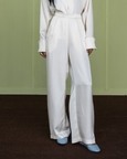 Straight Leg Satin Pants
