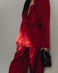 Handwoven Pinstripe Blazer