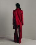 Pinstripe Wide Leg Trousers