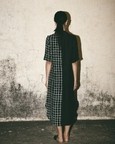 Grid Bloom Kaftan