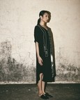 Grid Bloom Kaftan