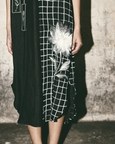 Grid Bloom Kaftan
