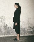 Black Canvas Shirt Dress