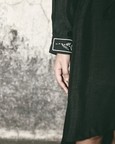 Black Canvas Shirt Dress