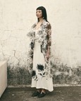 Floral Organza Cape