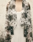 Floral Organza Cape
