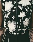 Black Bloom Crop Top
