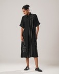 Mj Pleated Dress (Black)