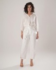 Flow Kaftan Tie Up Top - White