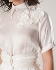 Flow Corset Shirt - White