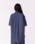 Ava Handwoven Denim Shirt