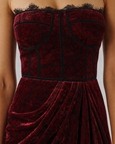Charlotte Velvet Ajrakh Gown