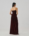 Charlotte Velvet Ajrakh Gown
